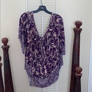 Purple Free People Blouse